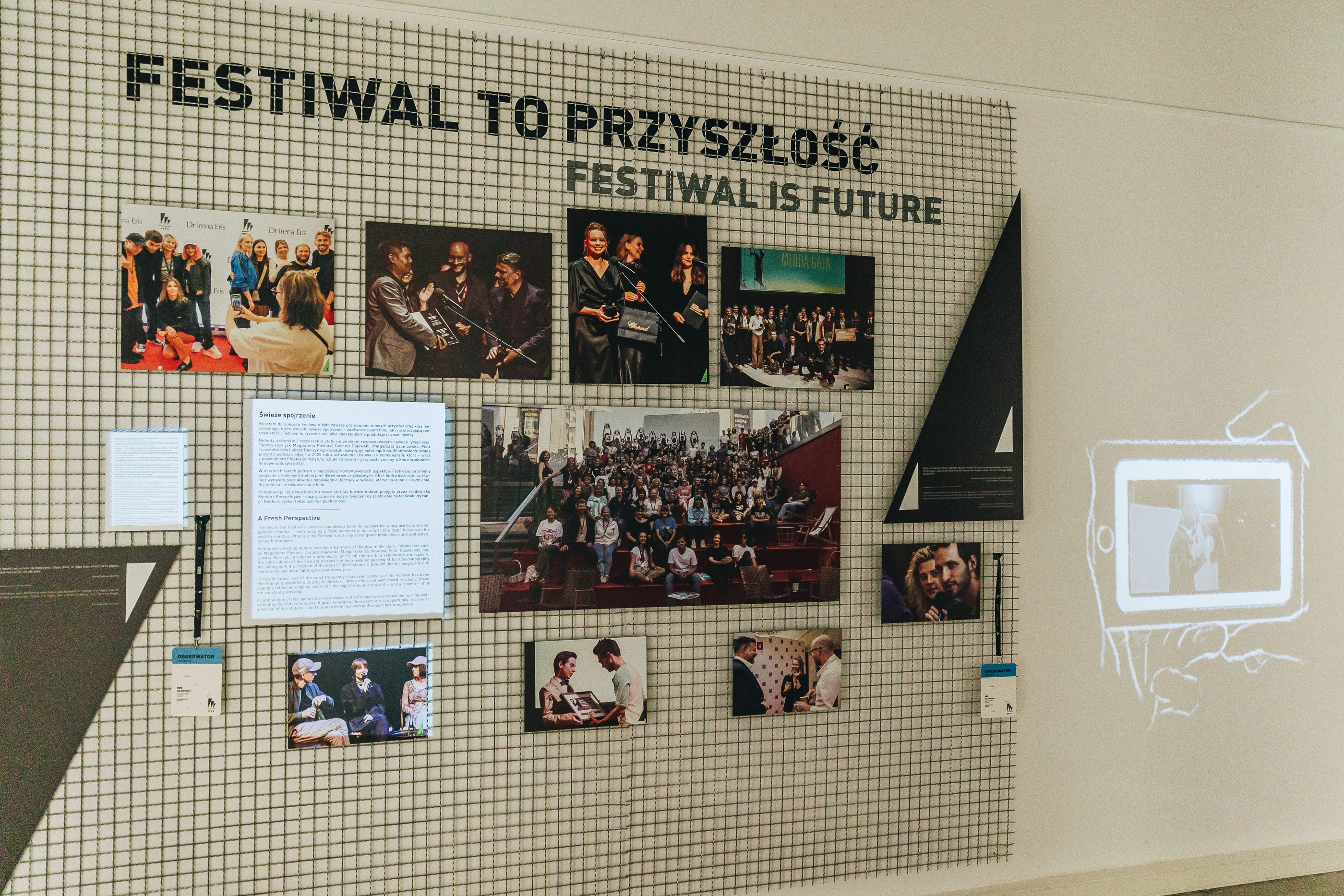 Wystawa Na fali czasu. Sekcja Festiwal to przyszłość.