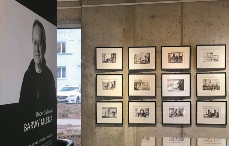 „Barwy Mleka. Rysunki do moich filmów o dzieciach”. Wystawa Roberta Glińskiego w Galerii Gdyńskiego Centrum Filmowego