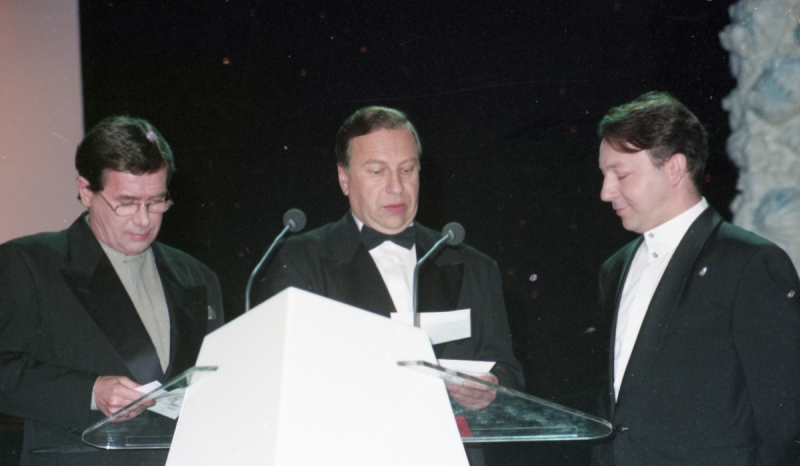 Janusz Gajos, Jerzy Stuhr, Zbigniew Zamachowski, fot Gumiński