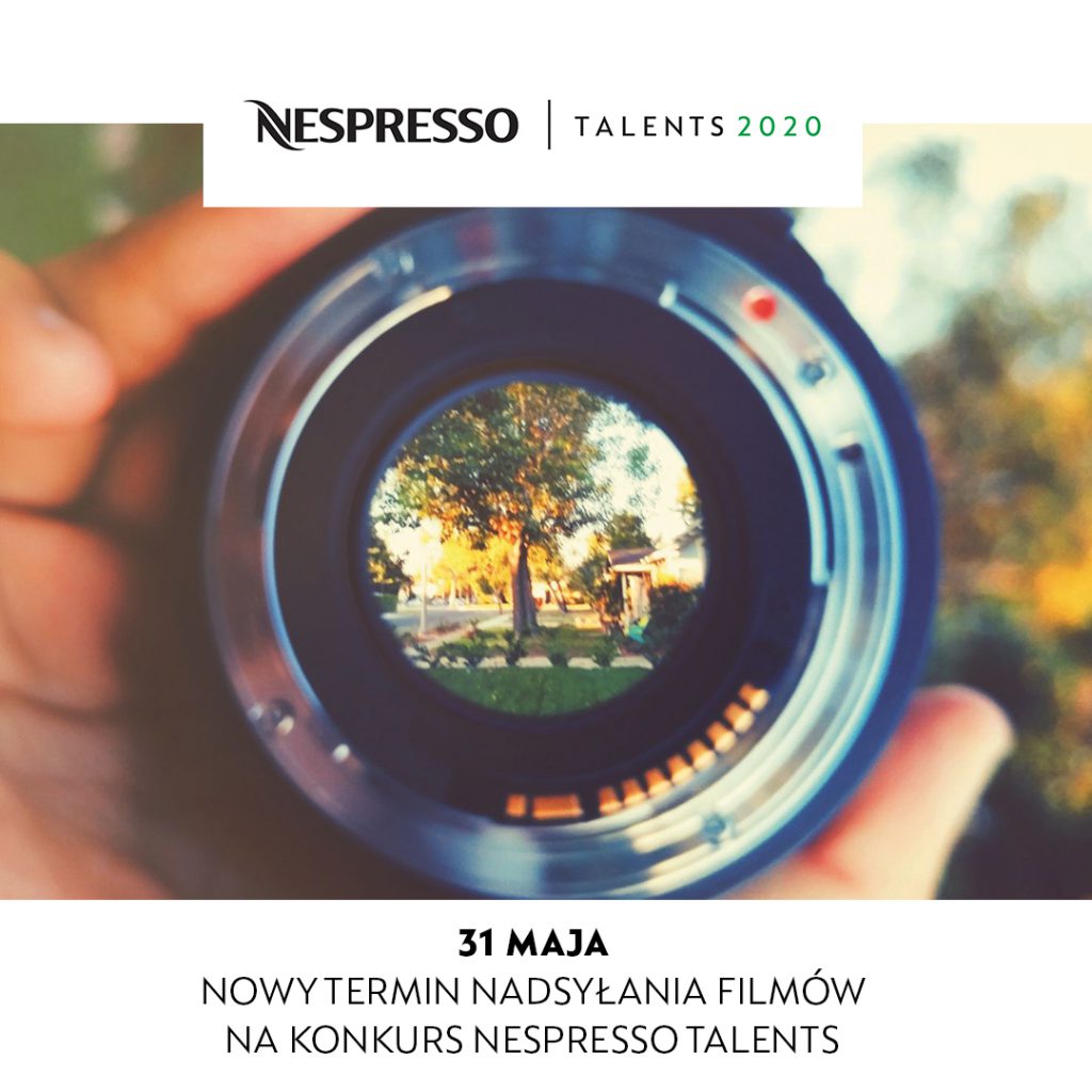 Nespresso Talents. New deadline for submitting films to the competition