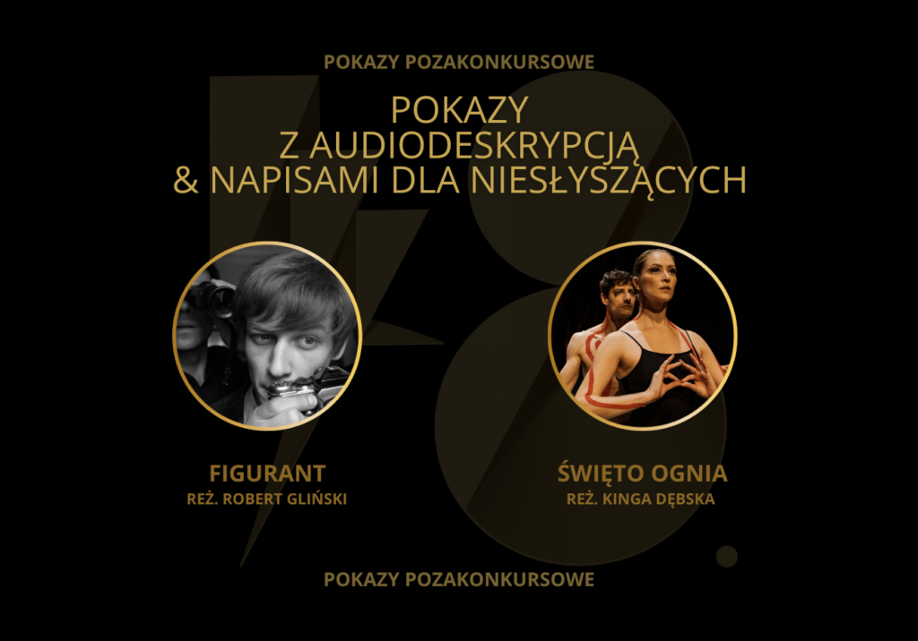 Pokazy z audiodeskrypcją oraz z napisami dla niesłyszących