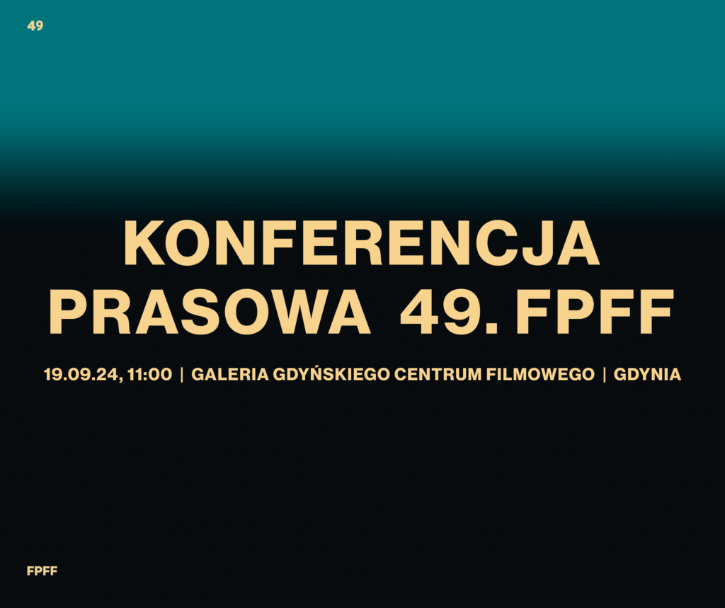 Press conference of the 49<sup>th</sup> Polish Film Festival | GDYNIA