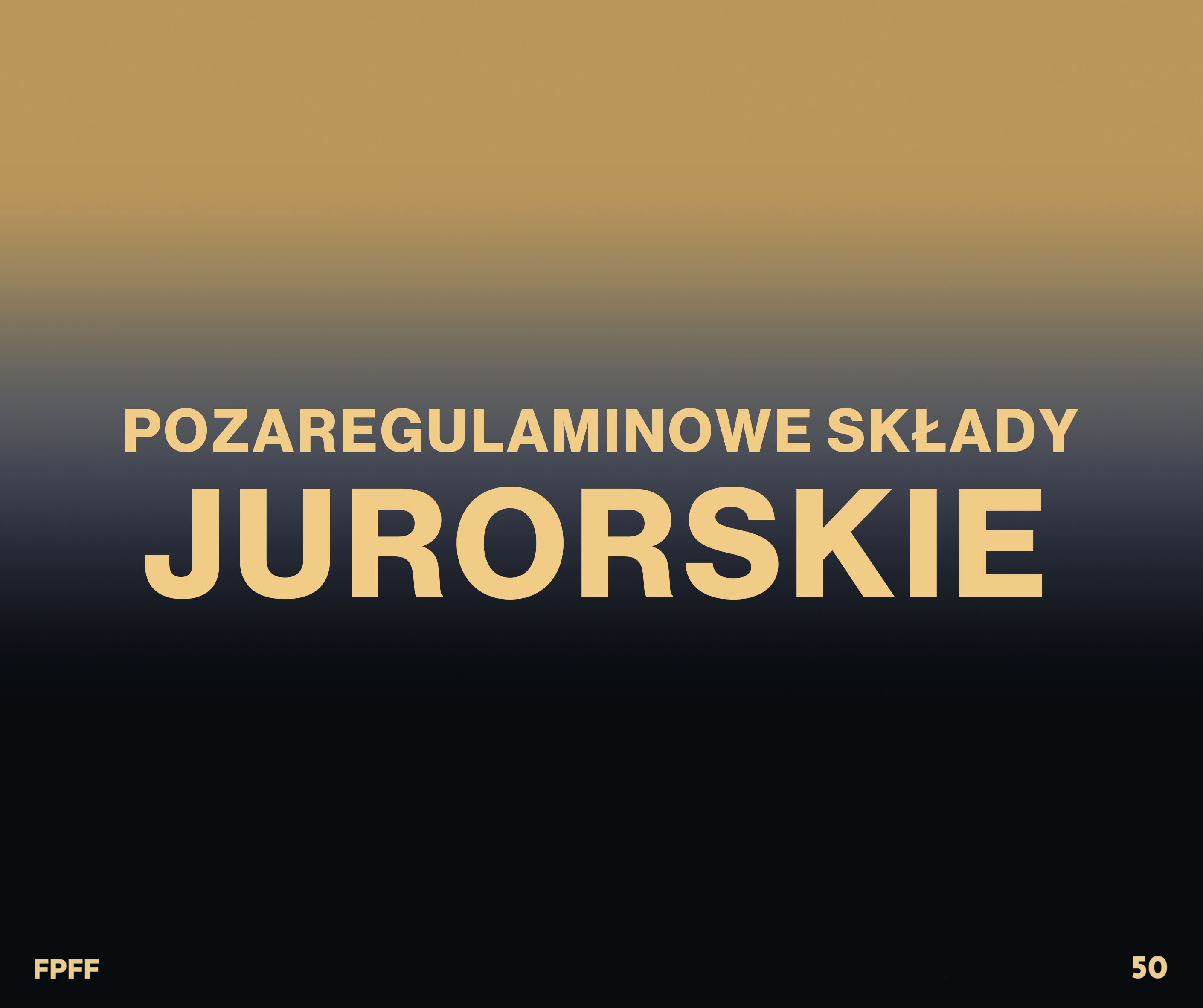 Pozaregulaminowe składy jurorskie